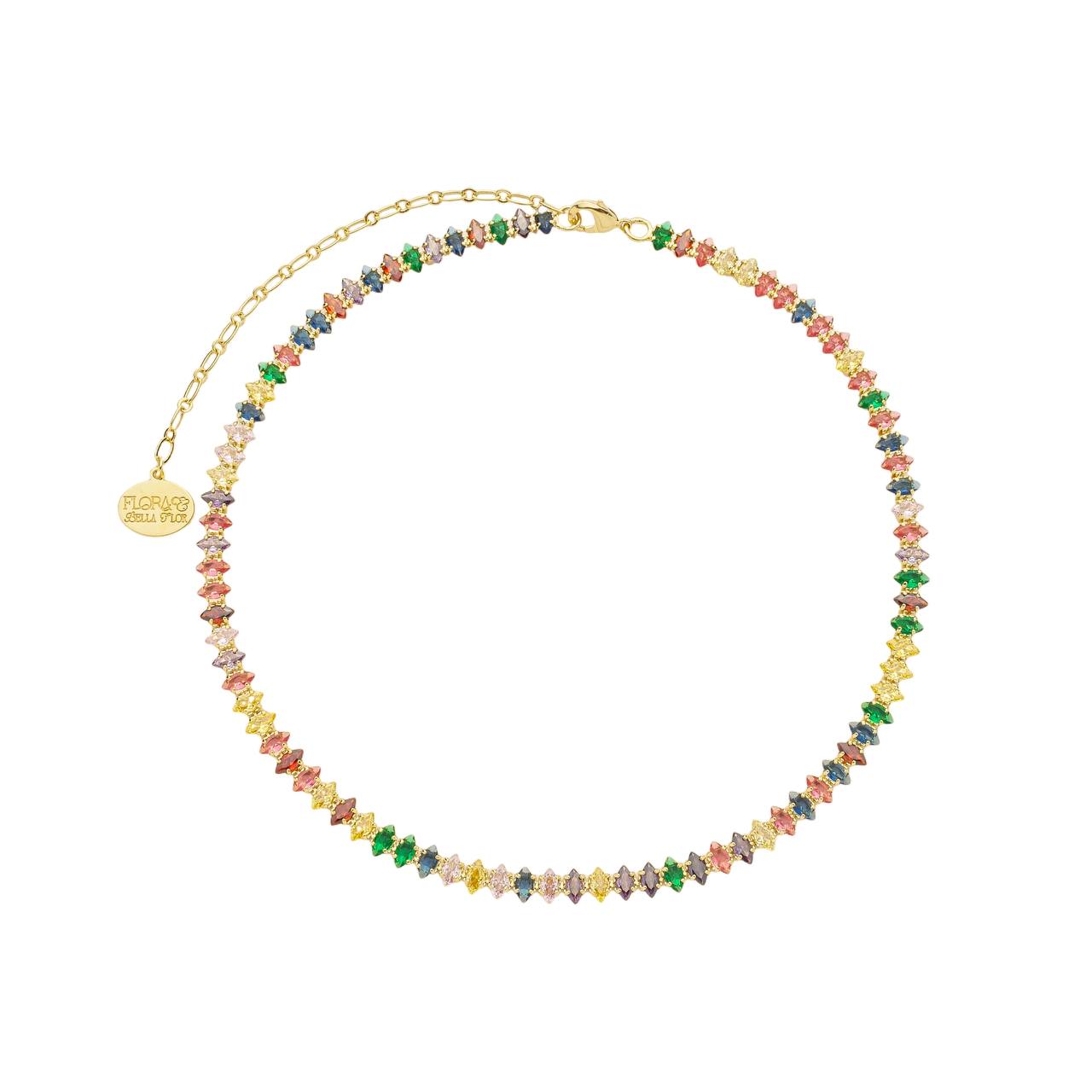 Pulseira Zircônia colorida